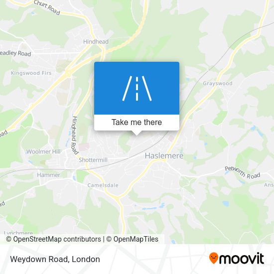 Weydown Road map