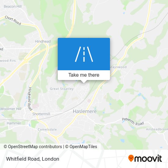 Whitfield Road map
