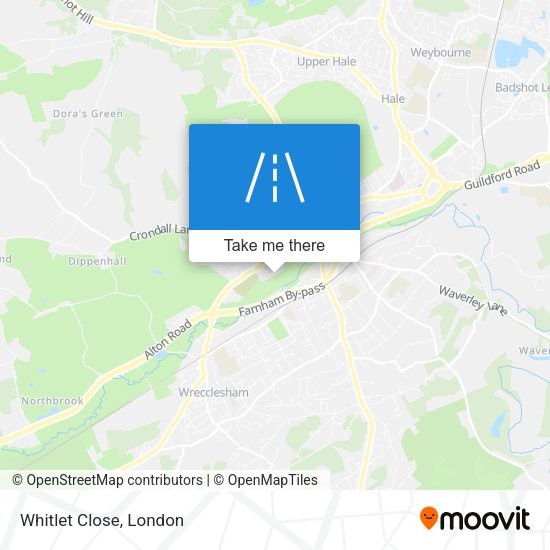 Whitlet Close map