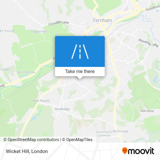 Wicket Hill map