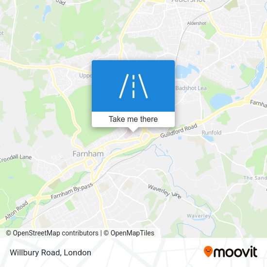 Willbury Road map