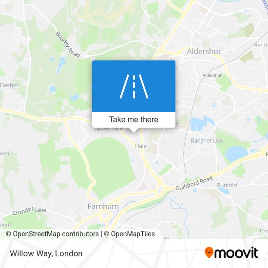 Willow Way map