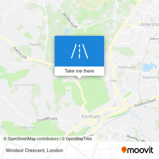Windsor Crescent map