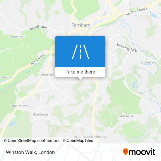 Winston Walk map