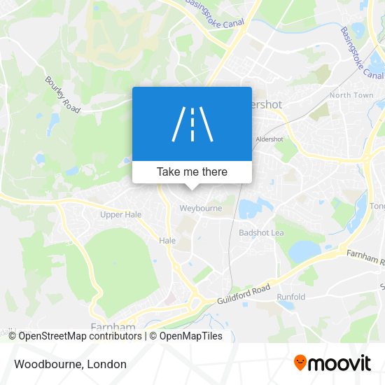 Woodbourne map