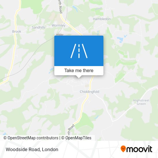 Woodside Road map