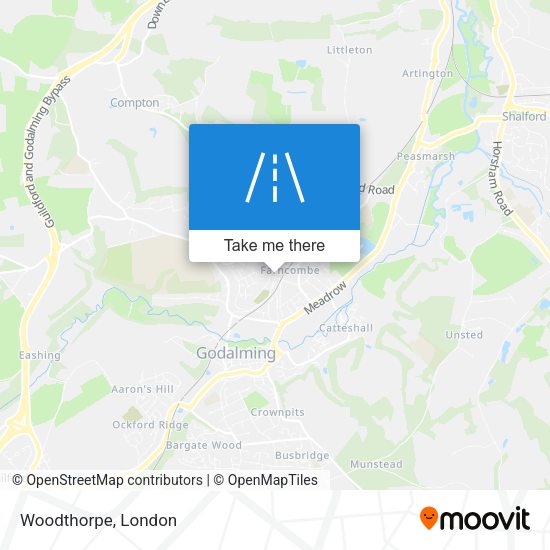 Woodthorpe map