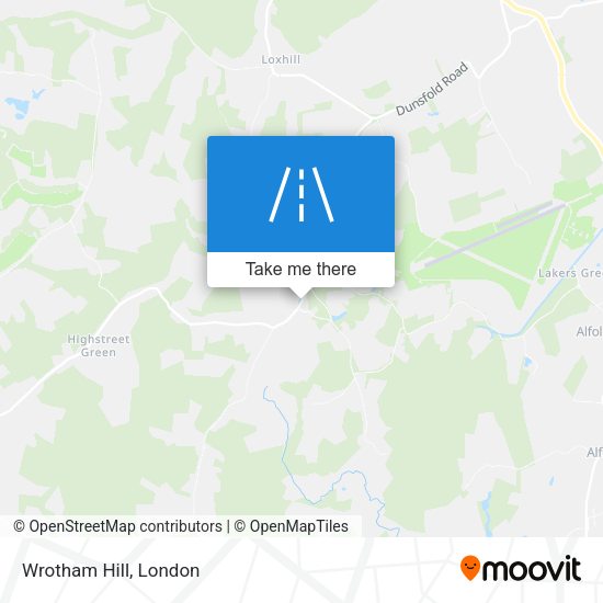 Wrotham Hill map