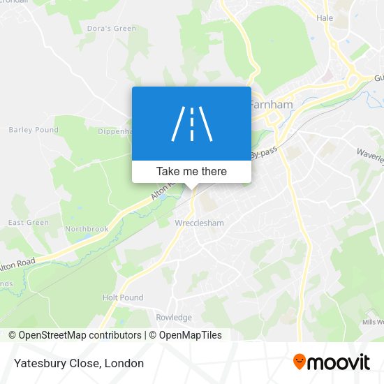 Yatesbury Close map