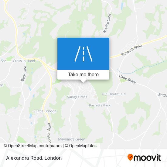 Alexandra Road map