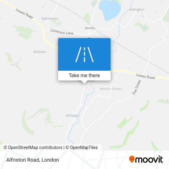 Alfriston Road map