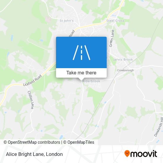 Alice Bright Lane map