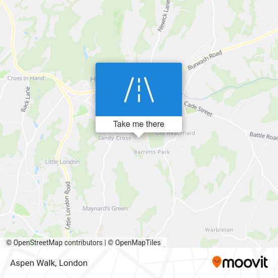 Aspen Walk map