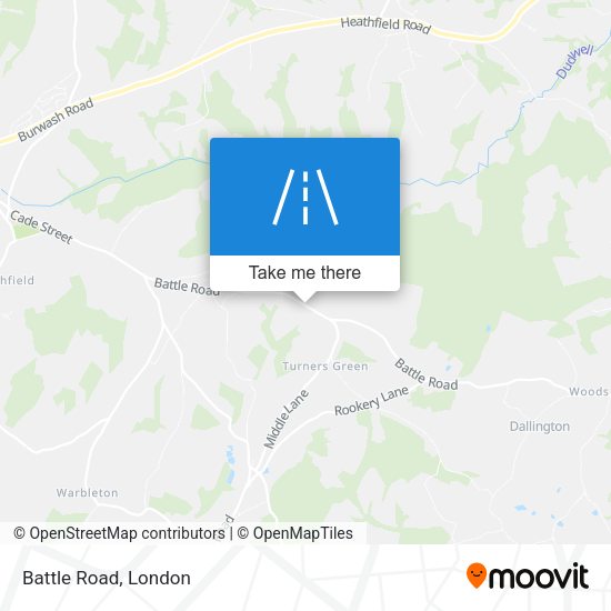 Battle Road map
