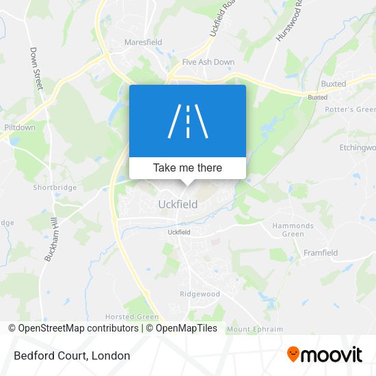 Bedford Court map