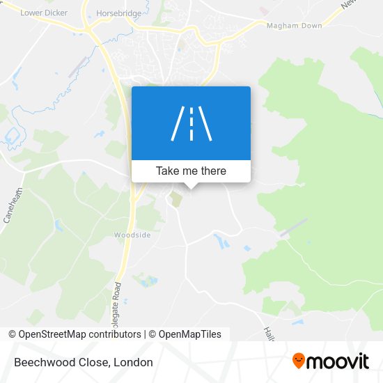 Beechwood Close map