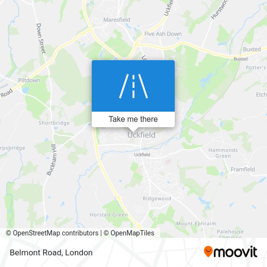 Belmont Road map