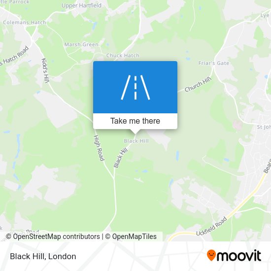 Black Hill map