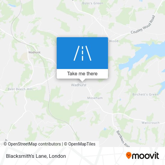 Blacksmith's Lane map