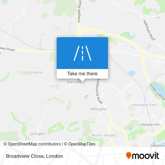 Broadview Close map