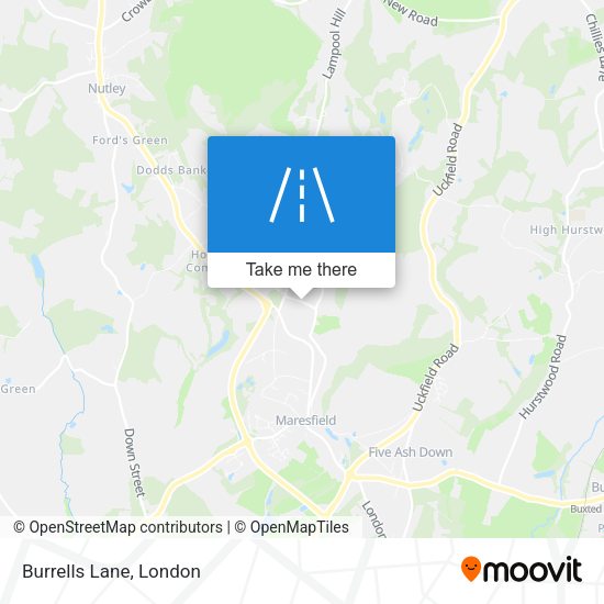 Burrells Lane map