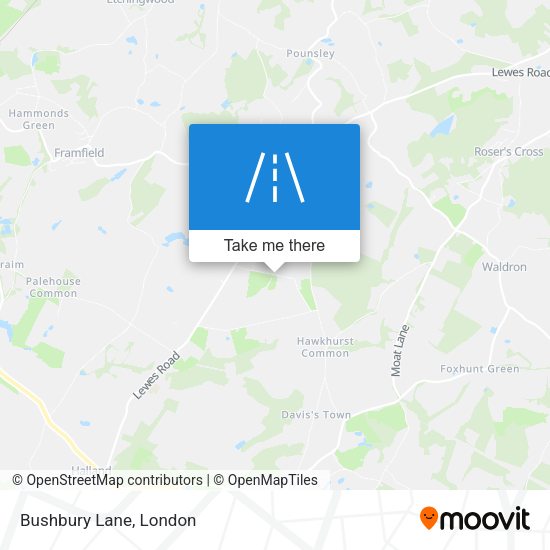 Bushbury Lane map