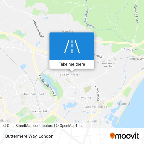 Buttermere Way map