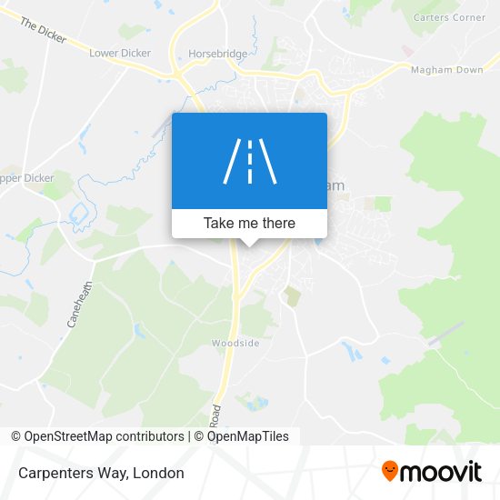 Carpenters Way map