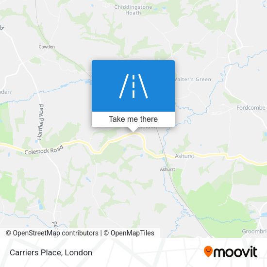 Carriers Place map
