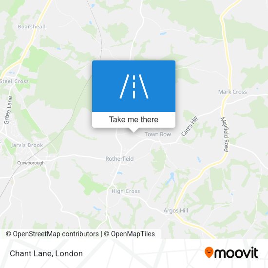 Chant Lane map