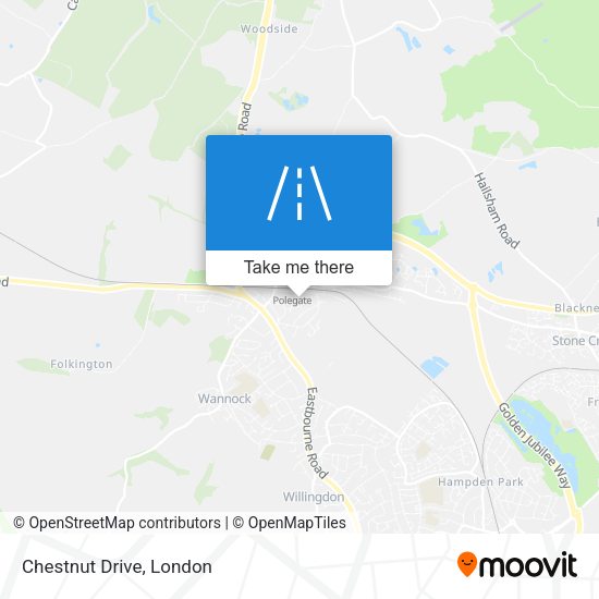 Chestnut Drive map