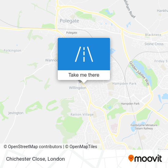 Chichester Close map