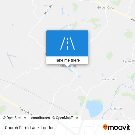 Church Farm Lane map