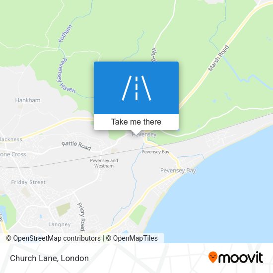 Church Lane map