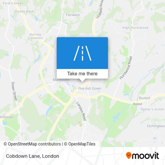 Cobdown Lane map