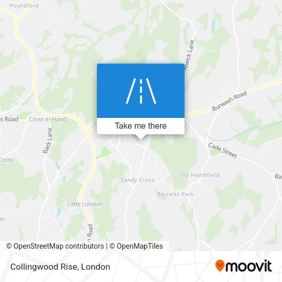 Collingwood Rise map