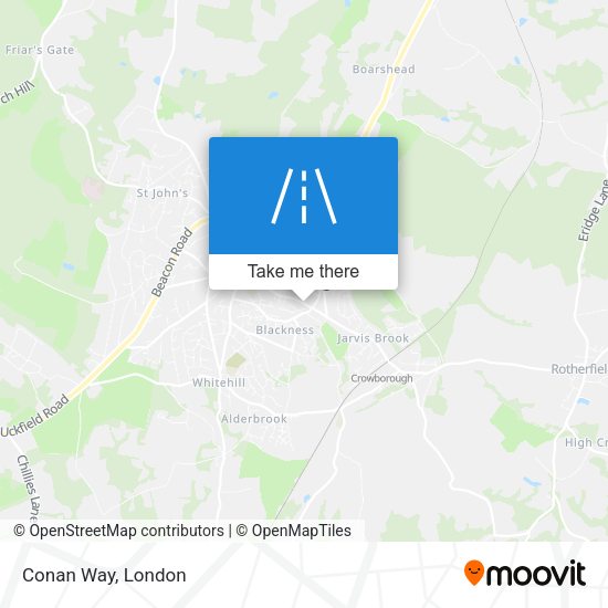 Conan Way map