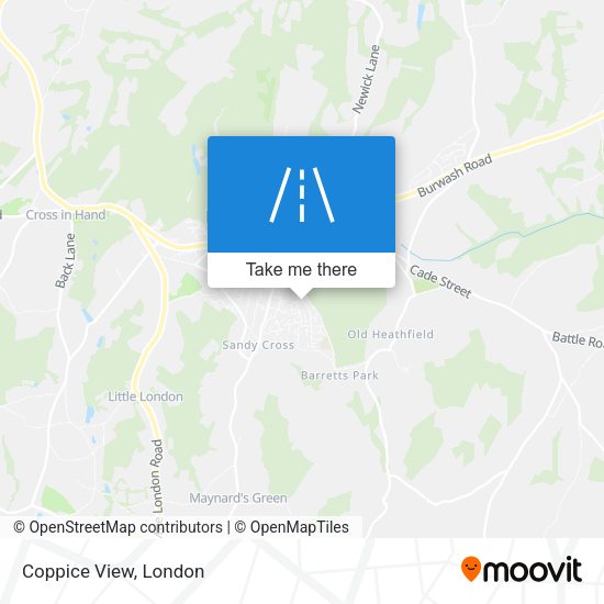 Coppice View map
