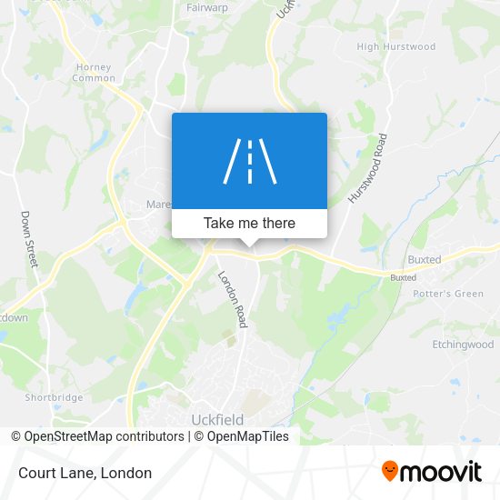 Court Lane map