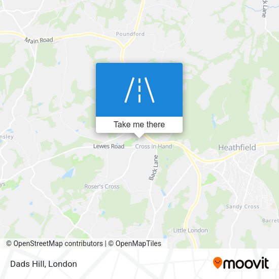 Dads Hill map