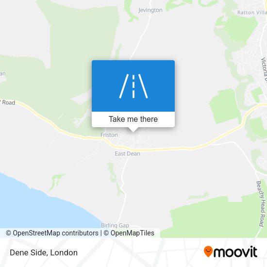 Dene Side map