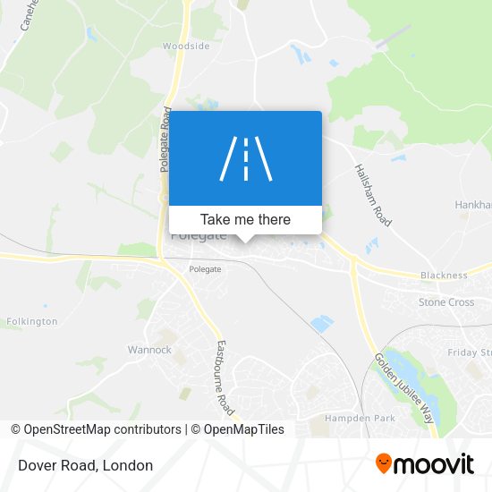 Dover Road map