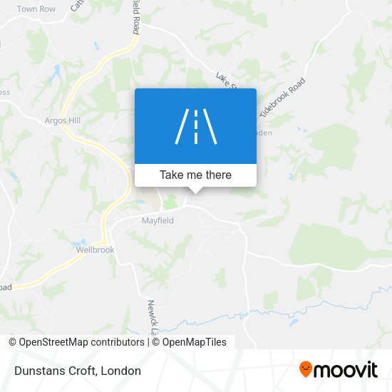 Dunstans Croft map