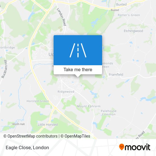 Eagle Close map