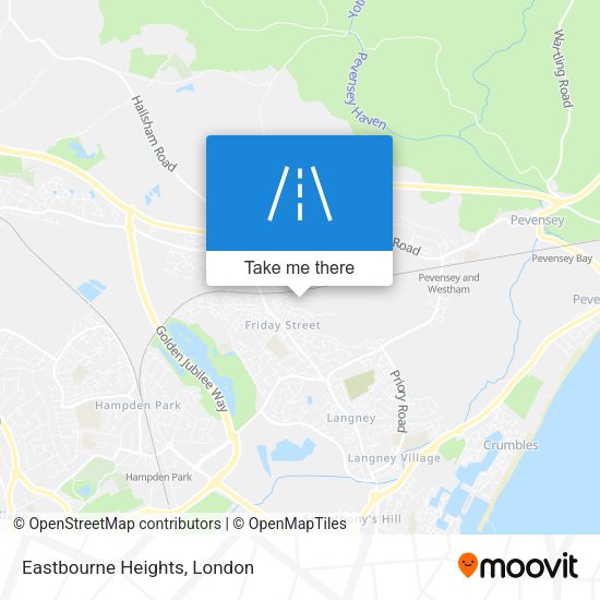 Eastbourne Heights map