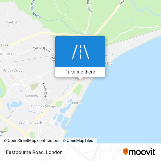 Eastbourne Road map