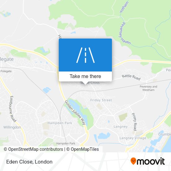 Eden Close map