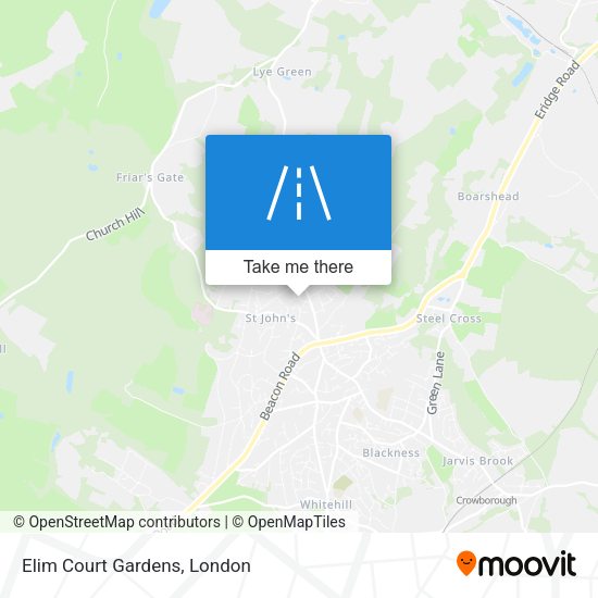 Elim Court Gardens map
