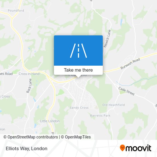 Elliots Way map