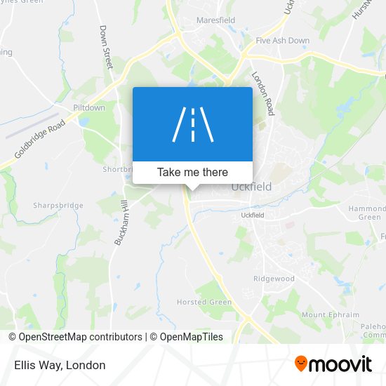 Ellis Way map